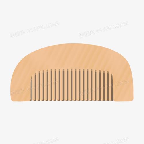 手绘卡通梳子免抠元素