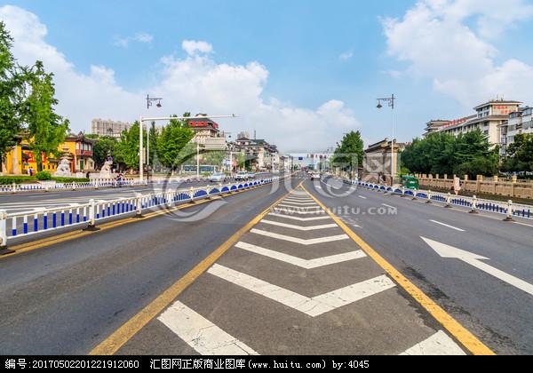 城市道路常州街景