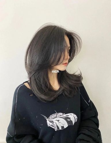 锁骨#中长发 澄海发型 高级感技术裁剪_发型_中长发