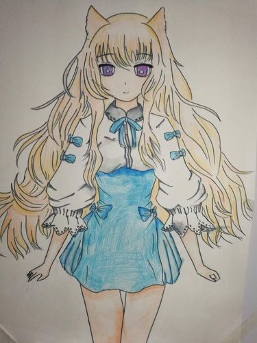 四方实验小学小画家系列 五年级四班时子涵同学