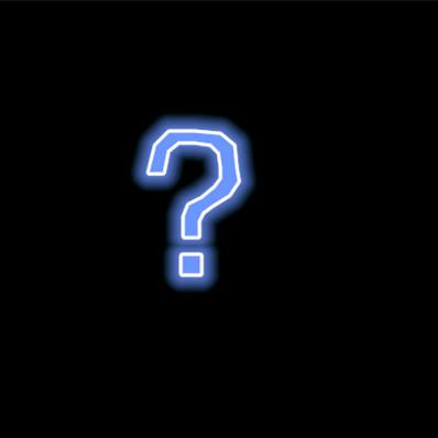 白底黑色问号情侣头像