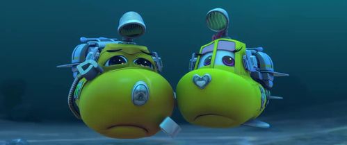 潜艇总动员:在贝贝的指挥下,阿力终于摆脱了旋风,他很