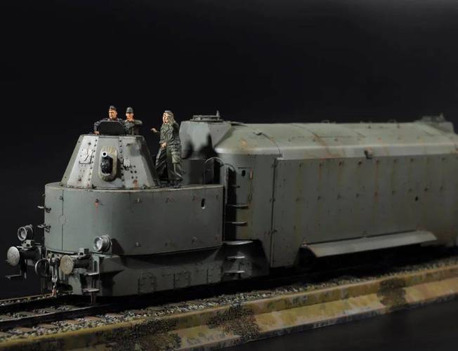 二战德国第16号重型装甲列车!_作品_方法_bear