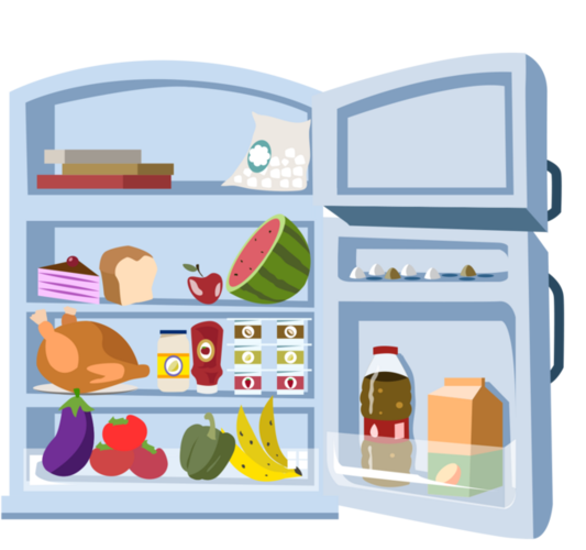 卡通元素 冰箱 png