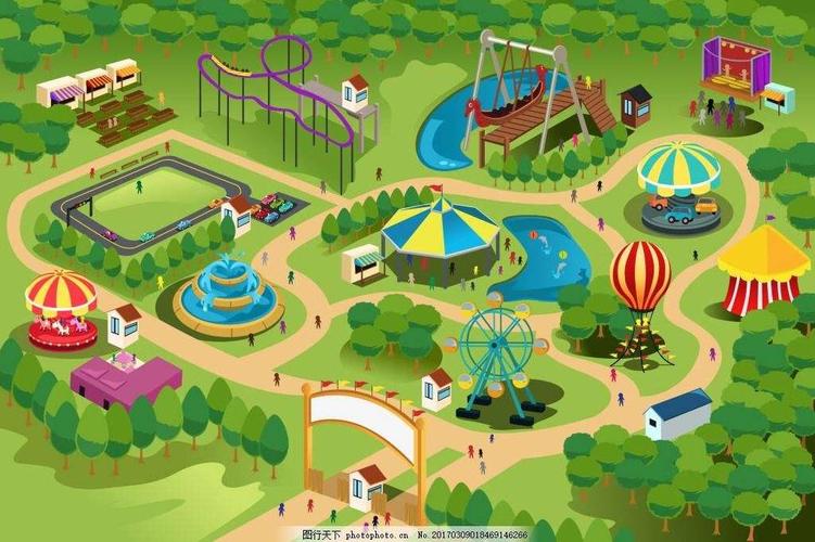 游乐园导向地图