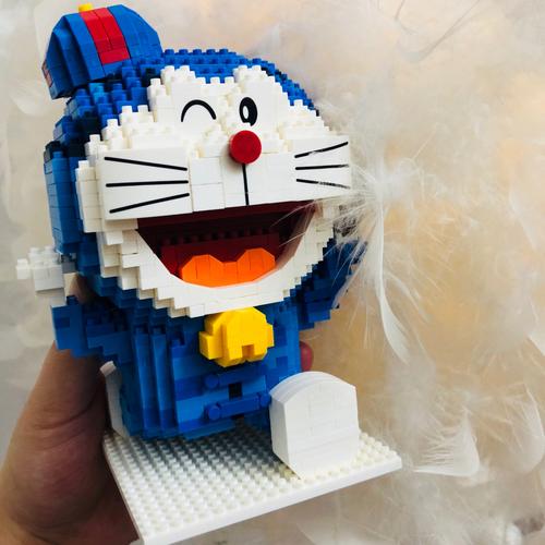 积木哆啦a梦拼接