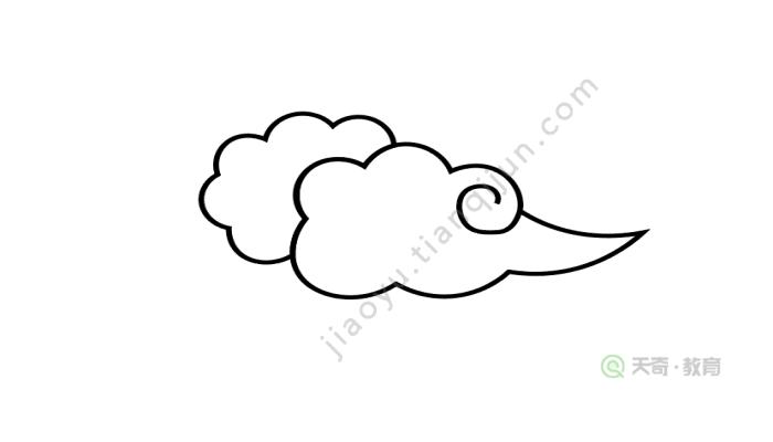 云朵简笔画