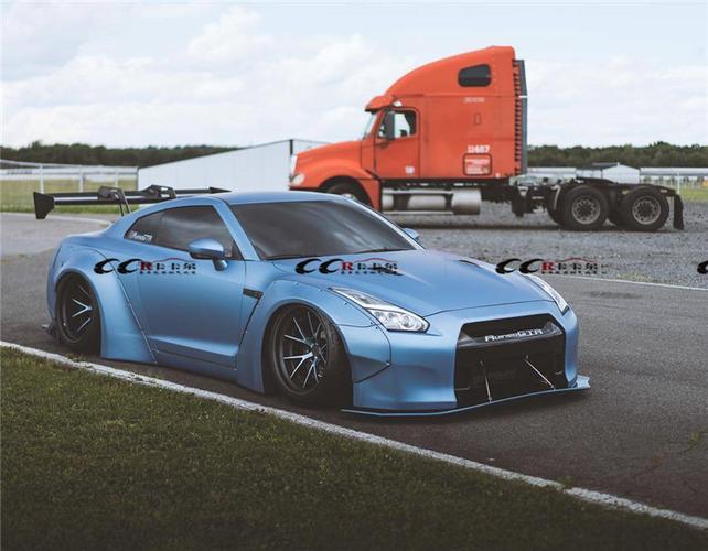日产战神 gtr r-35 改装lb performance宽体包围 前杠