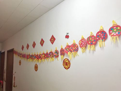 2,喜欢参与班级环境创设,感受节日的快乐氛围.