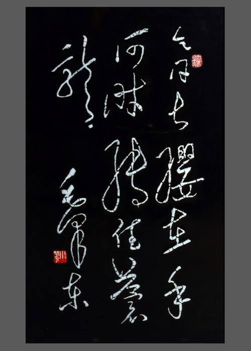 毛体书法.今日长缨在手,何时缚住苍龙