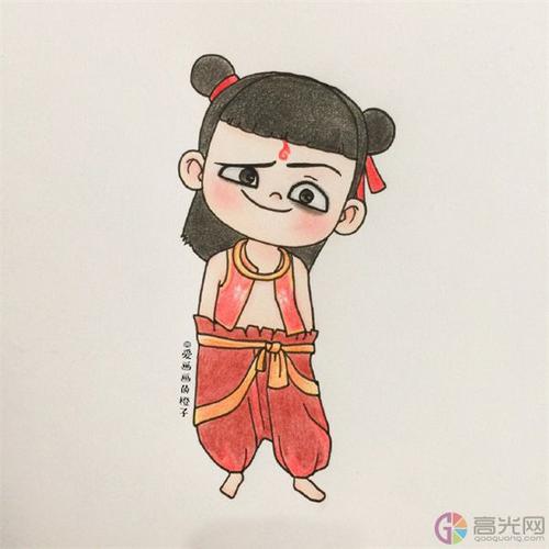 哪吒简笔画画法哪吒之魔童降世哪吒绘画教程