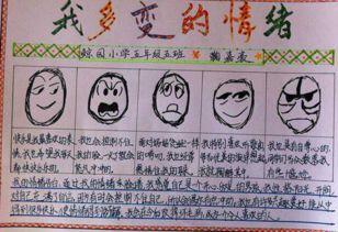 掌握方法调节情绪的手抄报爱的手抄报