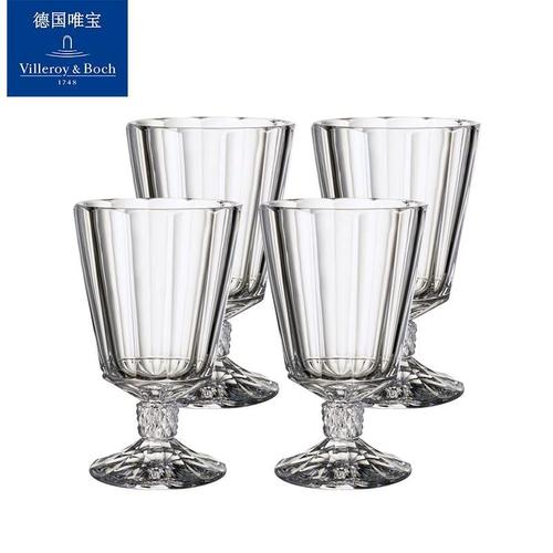villeroyboch德国唯宝进口红酒杯水杯水晶玻璃杯套装雕花幻乐