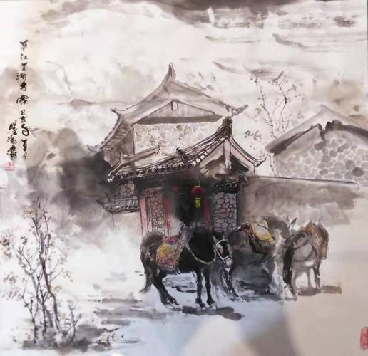 这位画家笔下的丽江,一眼就爱上!