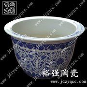 陶瓷花盆厂家 园林陶瓷花盆 手绘陶瓷花盆