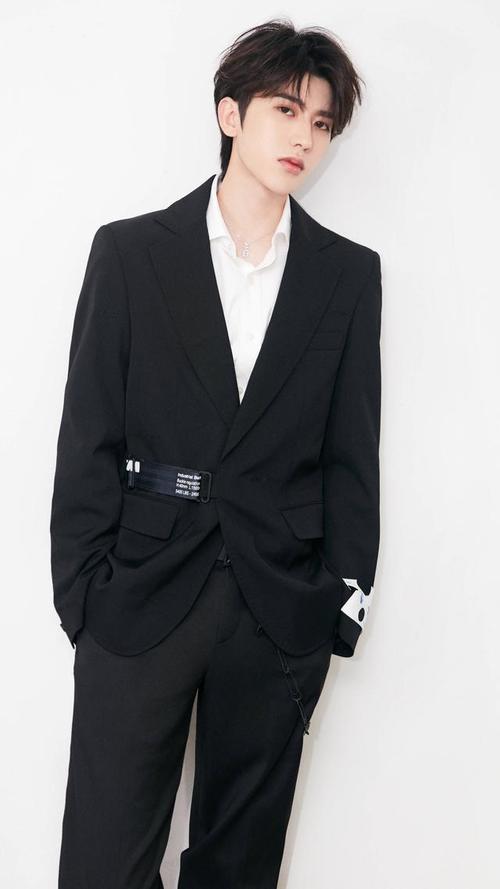 歌手蔡徐坤,纯享西服写真照,收藏各种造型的西装坤,请