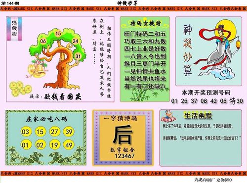 二四六玄机图 彩图144期