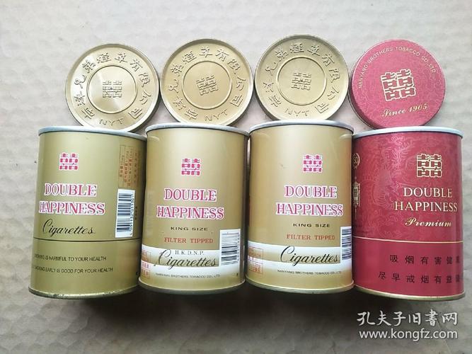 红双喜 烟标(圆桶铁盒50支装)5种不同_南洋兄弟烟草公司_孔夫子旧书网