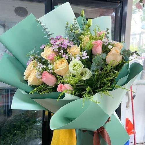 购客厦门鲜花速递同城混搭向日葵玫瑰花束福州漳州泉州思明生日配送店