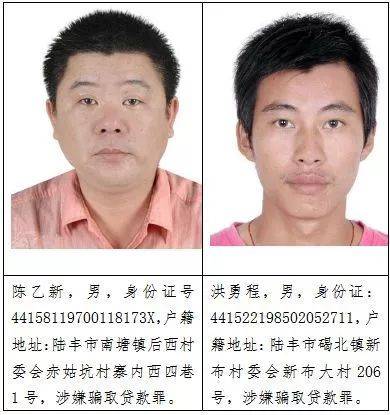 悬赏通缉!如果你在揭阳见到这6个人,请第一时间报警!