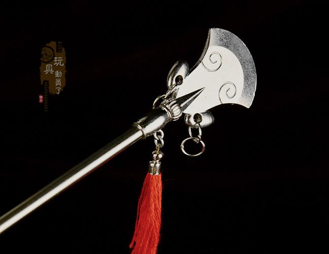 1:6冷兵器武器模型 沙僧禅杖沙和尚鲁智深日月铲水磨