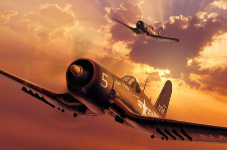 美国海军陆战队,图,舰载战斗机,美国海军,f4u  -  4海盗船,机会
