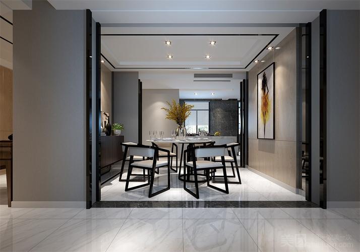 太原家装>装修美图>140平米别墅现代简约风格餐厅装修图片大全> 图册