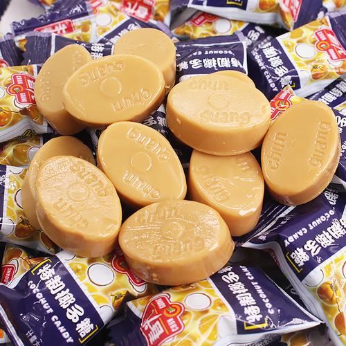 春光椰子糖海南特产500g特制特浓水果味硬糖结婚喜糖散装 批发糖果