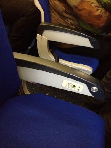 大家好飞机上座椅把手上的这个如图是做什么用