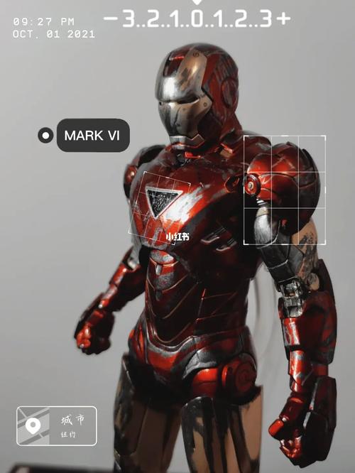 中动马克六型严重战损涂装_钢铁侠_手办_钢铁侠手办_潮流_潮流艺术