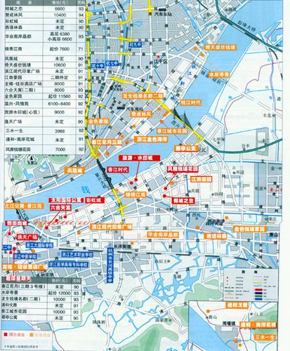 滨江楼盘地图-滨江-浙江在线-住在杭州