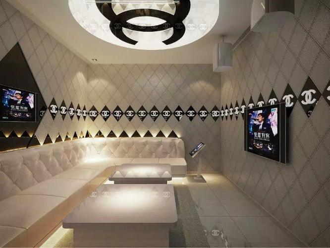香奈儿主题ktv包间效果图