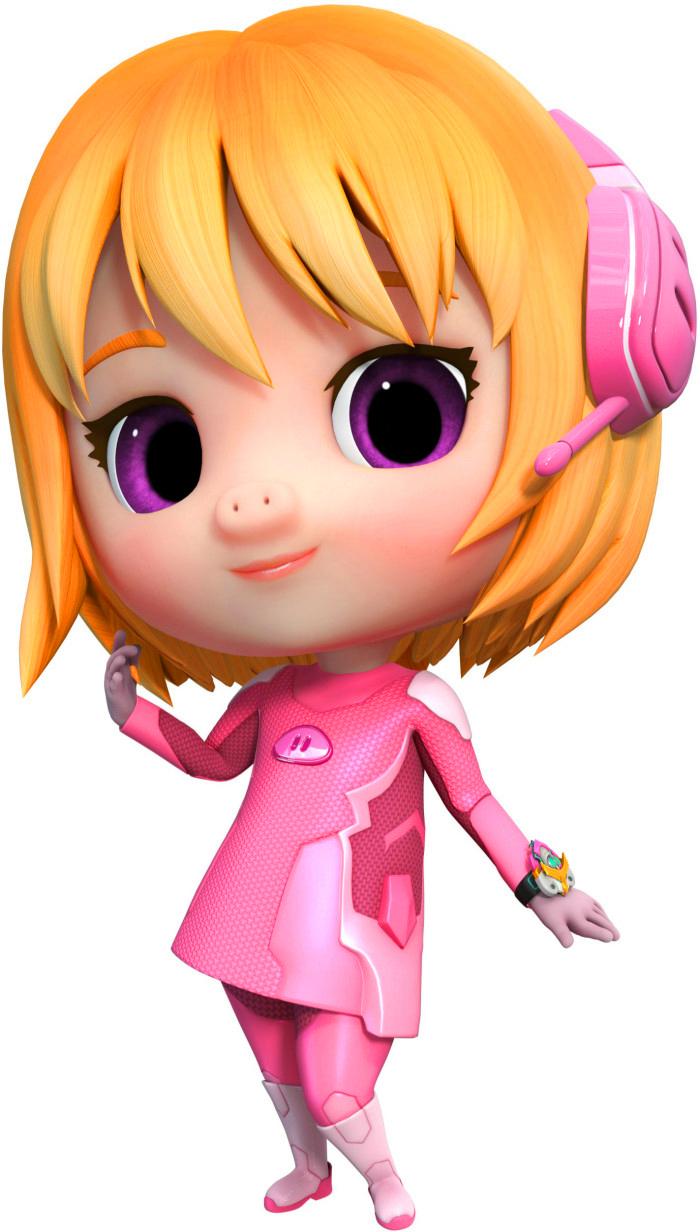 仔细观察一下四代菲菲的样子,最为明显的变化就是发型,可以用"蘑菇头"