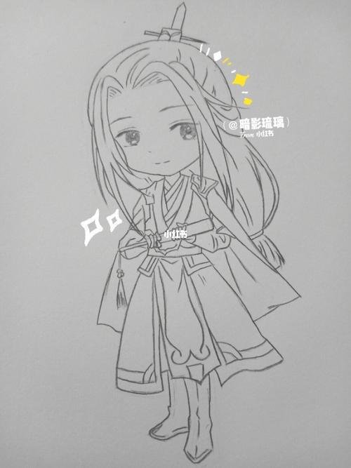 沈清秋临摹带过程