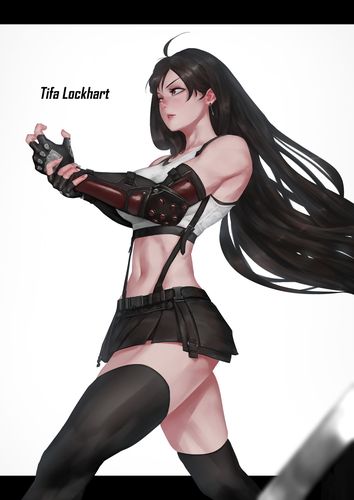tifa lockhart最终幻想蒂法·洛克哈特蒂法最终幻想7肌-触站
