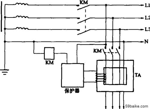 电流型漏电保护器工作原理图