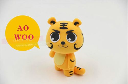 平面立体画粘土小老虎制作