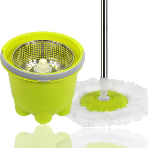 家用单桶旋转拖把手压甩干脱水拖布迷你小苹果拖把拖把杆桶包邮
