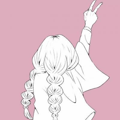 女生图片帅气动漫头像背影