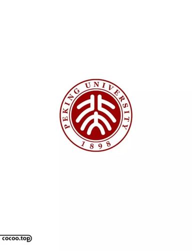 校徽采用"北大"两字的篆体构成,字体明快有力,风格简洁凝练.