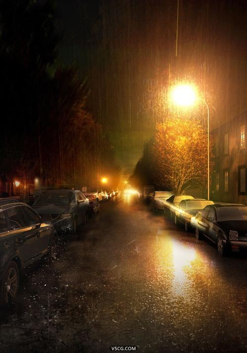 雨夜听雨的感觉