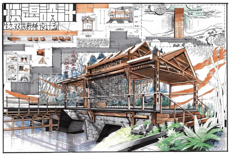 四川美术学院环艺考研真题解析2019年初试双拱廊桥