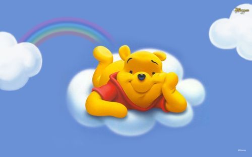 小熊维尼 winnie the pooh 可爱卡通宽屏电脑桌面高清壁纸图片下载