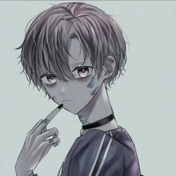 微信动漫头像男生帅气有型 别回头我不在你身后