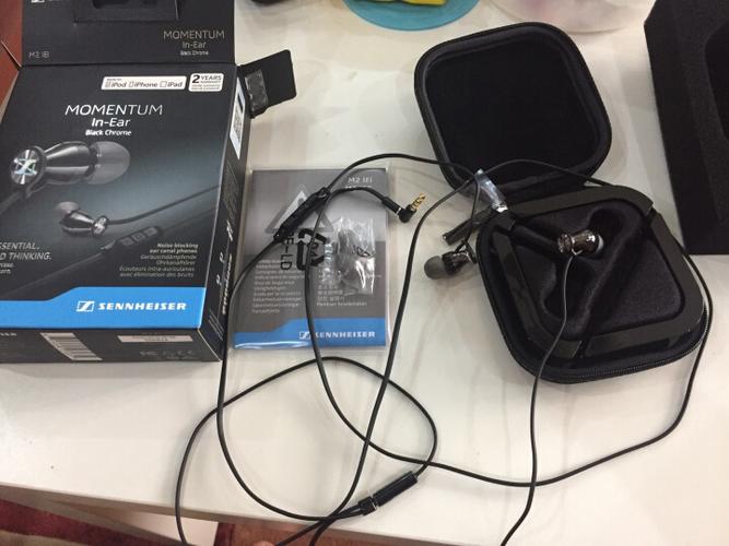森海塞尔(sennheiser)momentum in-ear i black chrome 馒头入耳式