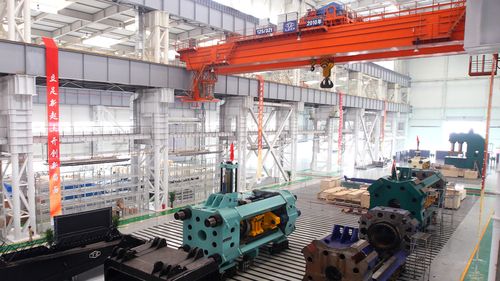 拥有一流的重型机械装配车间