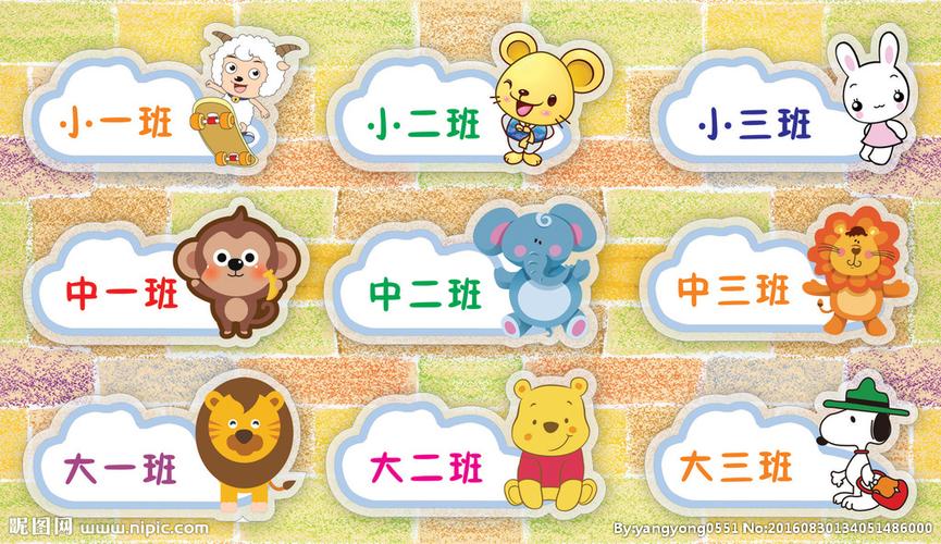 幼儿园班牌设计图片