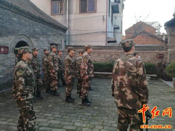 王志波,郭鹏:驻马店武警支队官兵到确山县临时治安委员会纪念馆参观