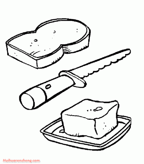 各种调料食品简笔画图片(3)