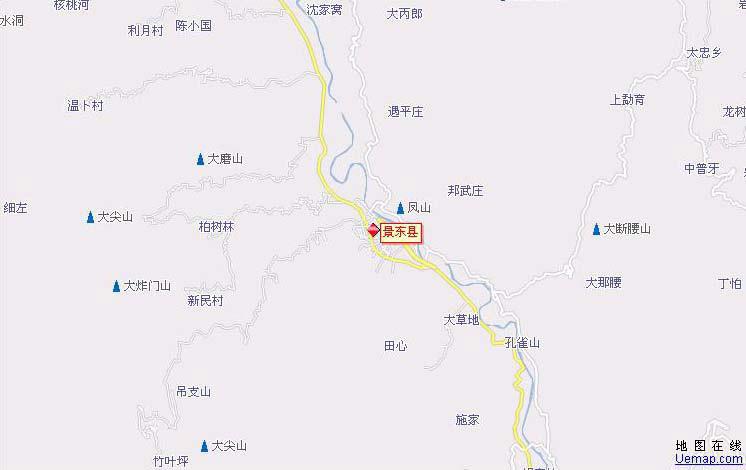 景东彝族自治县地图